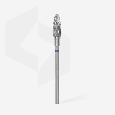 Carbide nail drill bit, "corn", blue, head diameter 5 mm/ working part 13 mm image 1
