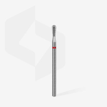 Diamond nail drill bit match red EXPERT head diameter 2,3 mm / working part 5 mm image 1