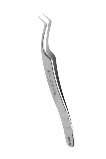 Professional eyelash tweezers EXPERT 41 TYPE 2 (L-shaped,40') image 1