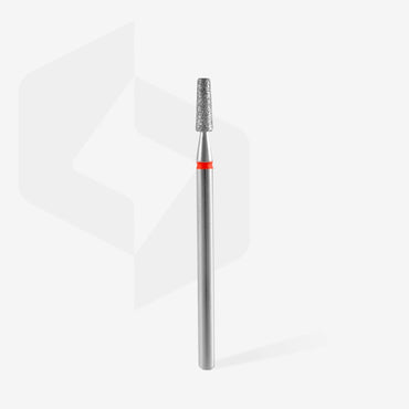 Diamond nail drill bit frustum red EXPERT head diameter 2,5 mm / working part 8 mm image 1