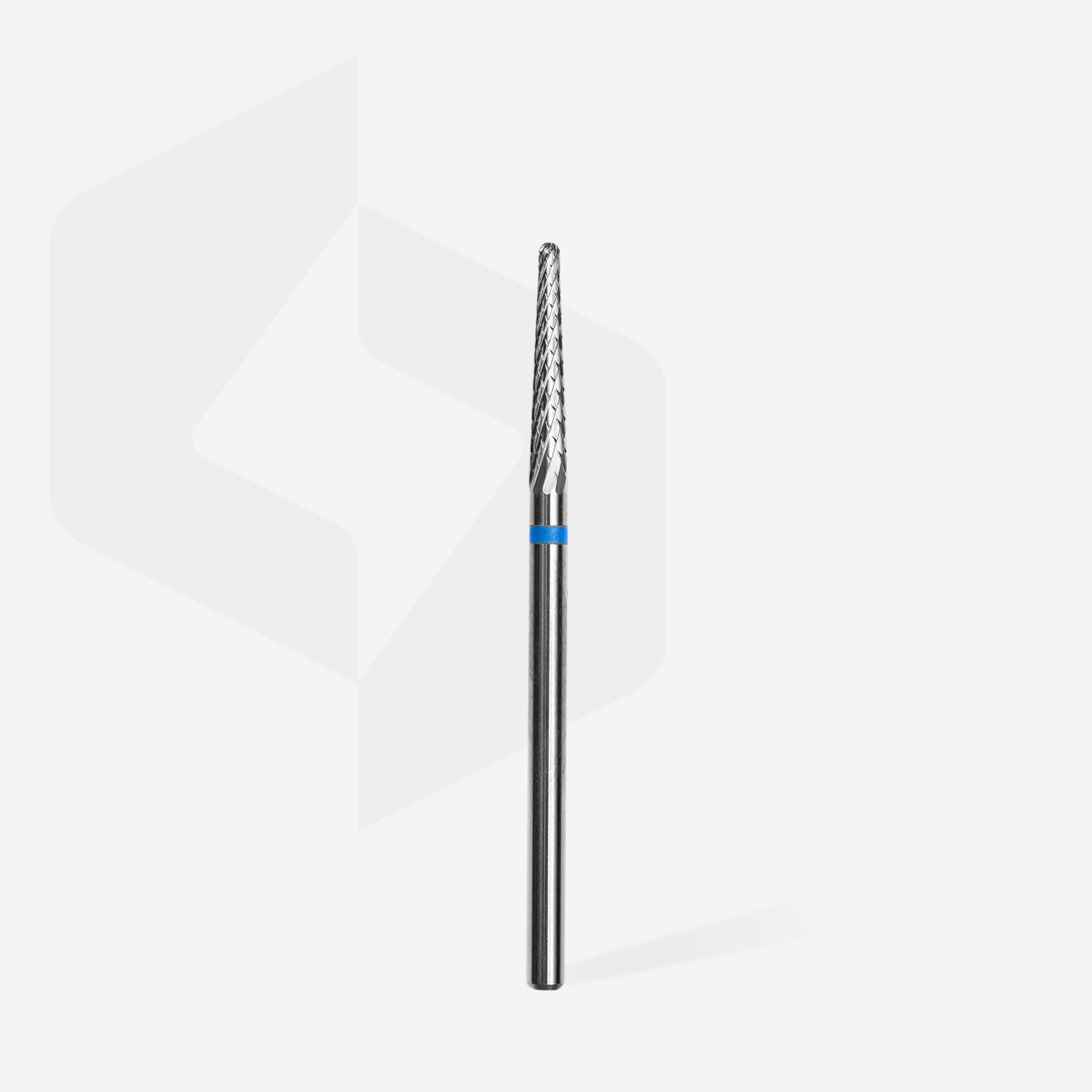 Carbide nail drill bit, “cone” blue, head diameter 2.3 mm / working part 14 mm image 1