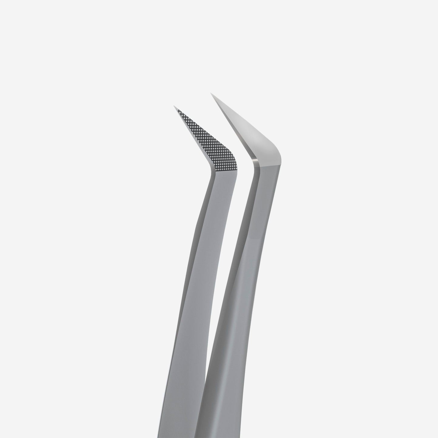 Professional eyelash tweezers with fiber tips EXPERT 44 TYPE 12 (L-shaped, 65′) image 2