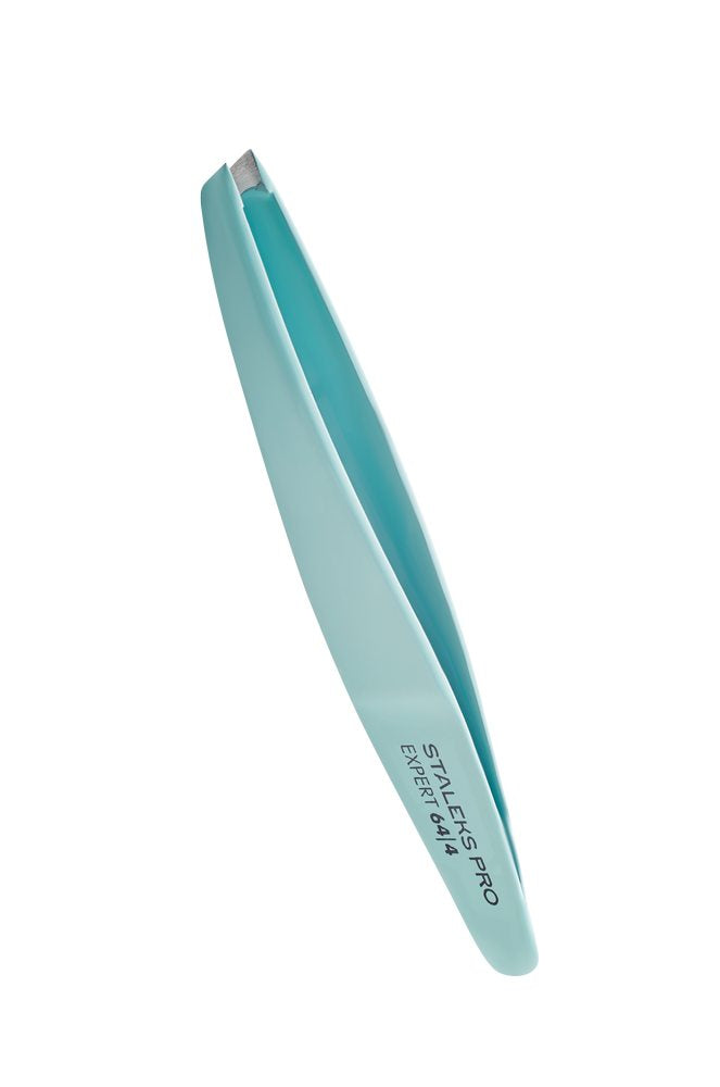 Eyebrow tweezers EXPERT 64 TYPE 4 (slant, blue) image 2