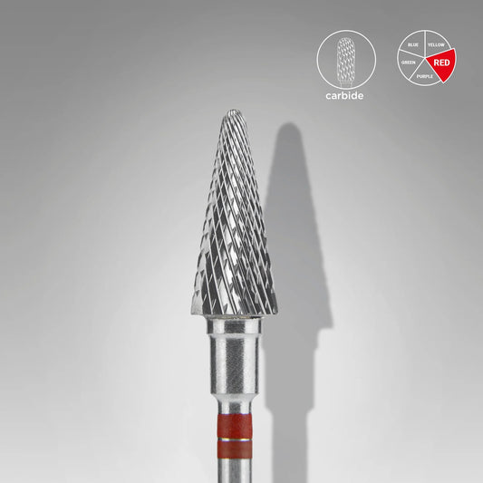 Carbide Nail Drill Bit For Left-Handed Users Cone Red EXPERT Head Diameter 6 Mm / Working Part 14 Mm image 0