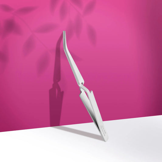 Reverse аction tweezers for nail art EXPERT 31 TYPE 2 image 0
