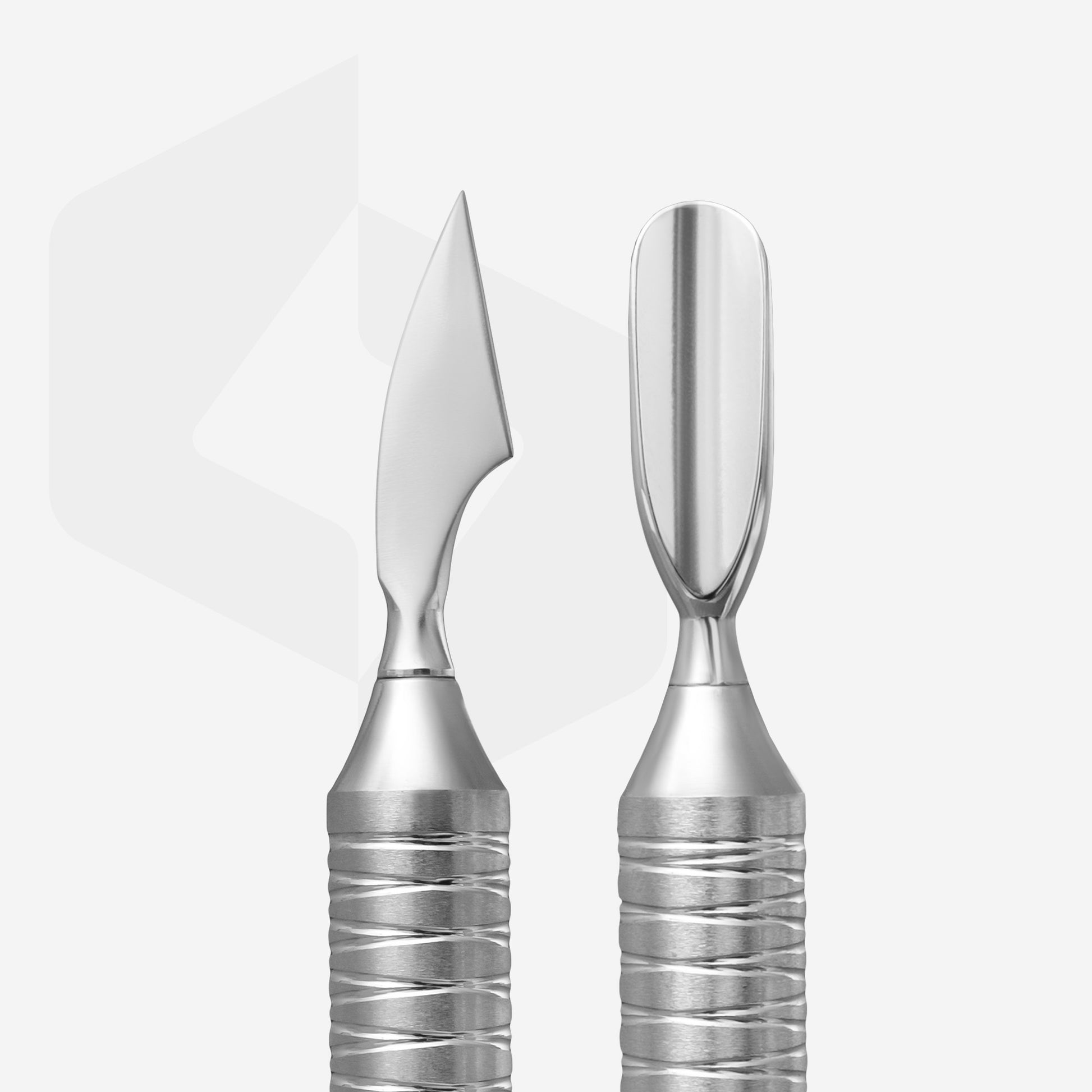 Hollow manicure pusher EXPERT 100 TYPE 3 (rounded pusher + cleaner) image 2