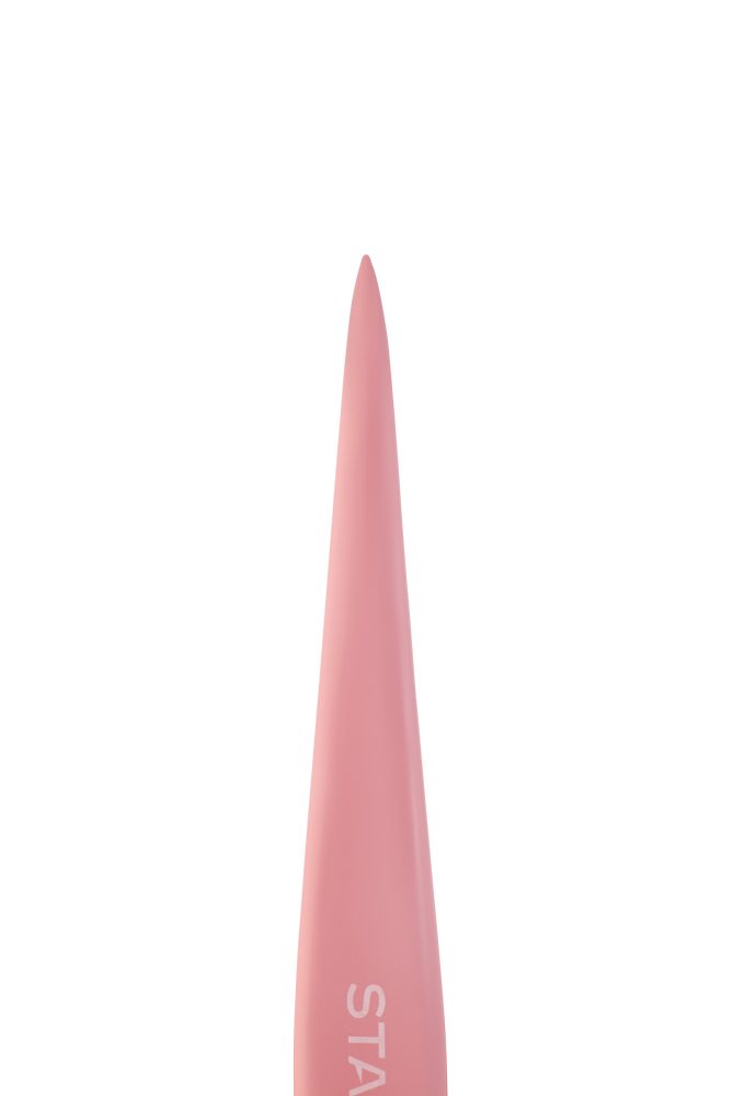 Eyebrow tweezers BEAUTY & CARE 11 TYPE 5 (point), pink colour image 1