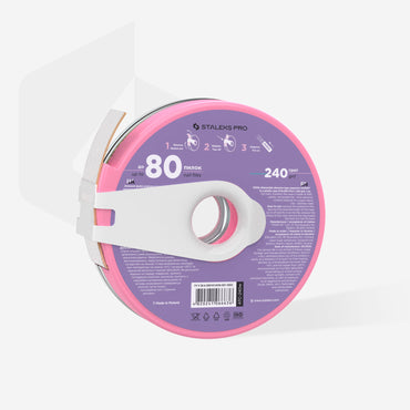 White disposable abrasive tape papmAm EXPERT in a plastic case STALEKS PRO 240 grit image 1