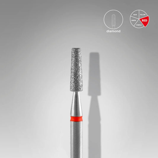 Diamond nail drill bit frustum red EXPERT head diameter 2,5 mm / working part 8 mm image 0