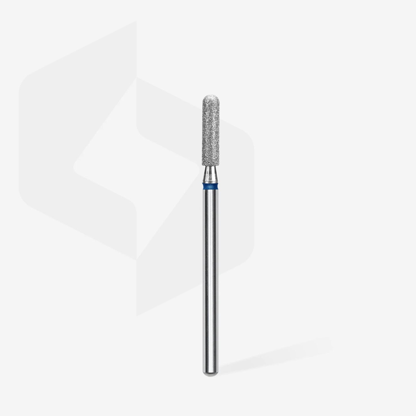 Diamond nail drill bit rounded cylinder blue EXPERT head diameter 2,5 mm / working part 10 mm image 1