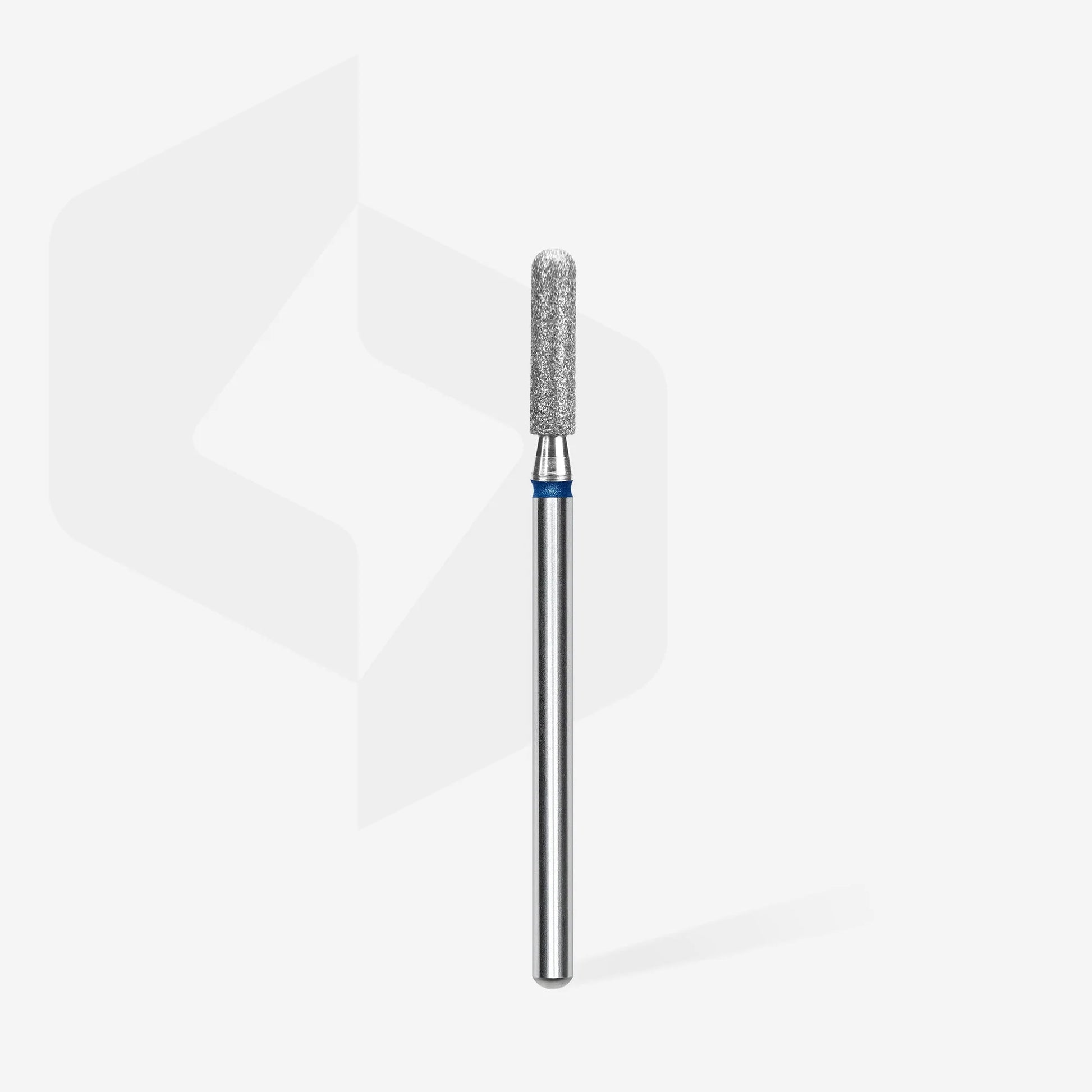 Diamond nail drill bit rounded cylinder blue EXPERT head diameter 2,5 mm / working part 10 mm image 1