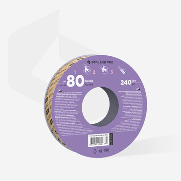 White disposable abrasive tape papmAm EXPERT (without plastic case) STALEKS PRO 240 grit image 1