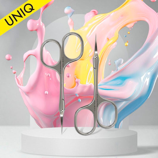 Professional cuticle scissors “Asymmetric” UNIQ 20 TYPE 4 image 0
