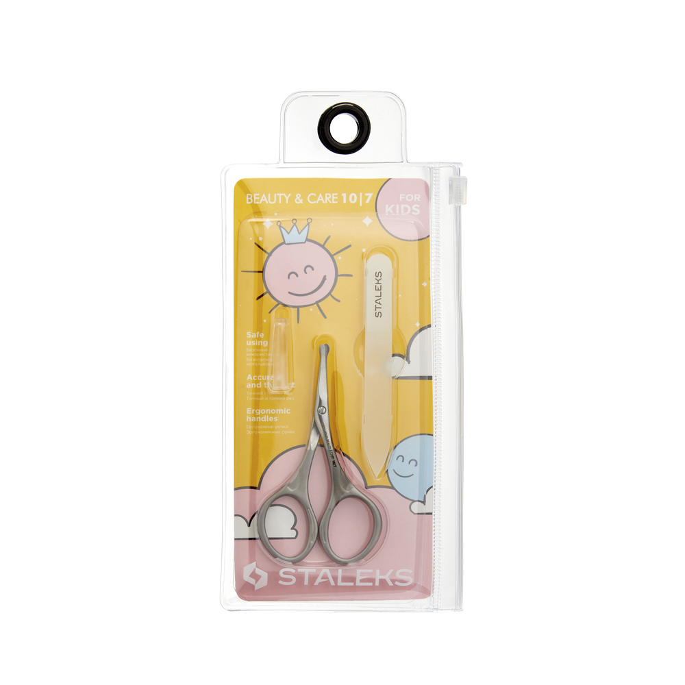 Set of matte scissors for children + nail file BEAUTY & CARE 10 TYPE 7 image 6