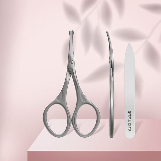 Set of matte scissors for children + nail file BEAUTY & CARE 10 TYPE 7 image 0