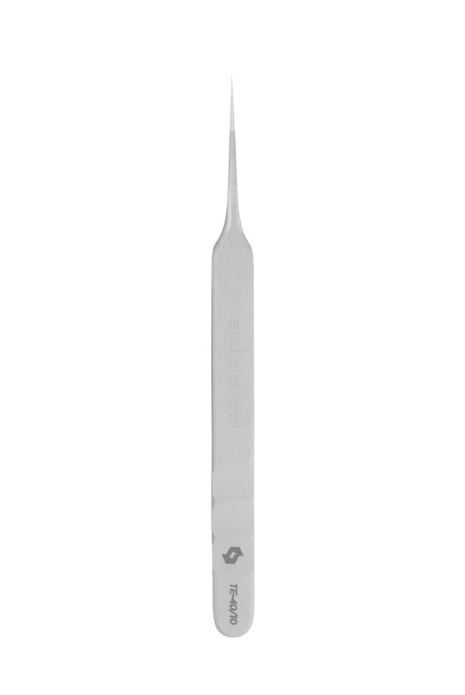 Professional eyelash tweezers EXPERT 40 TYPE 10 (straight) image 3