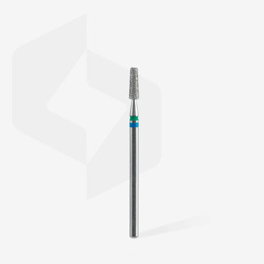 Diamond nail drill bit DUO cone blue-green EXPERT head diameter 2,5 mm / working part 8 mm image 1
