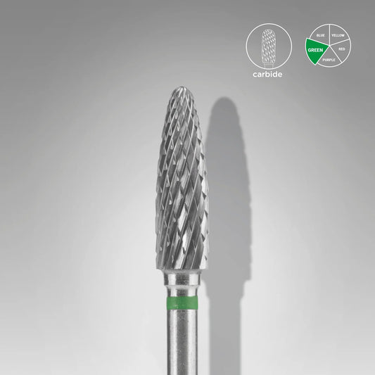 Carbide Nail Drill Bit Corn Green EXPERT Head Diameter 4 Mm / Working Part 14 Mm image 0