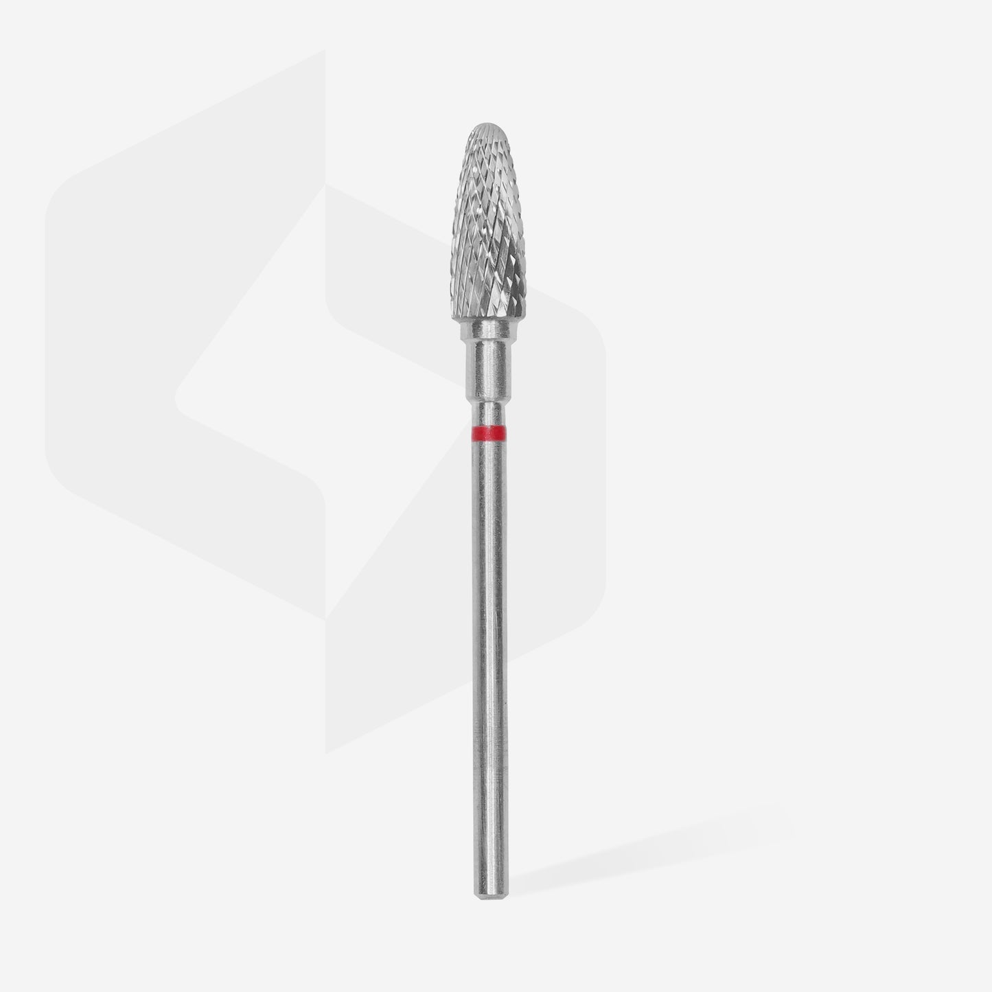 Carbide nail drill bit, "corn", red, head diameter 5 mm/ working part 13 mm image 1