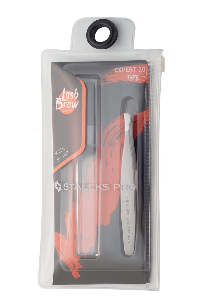 Eyebrow tweezers EXPERT 20 TYPE 3 (wide slant) image 4