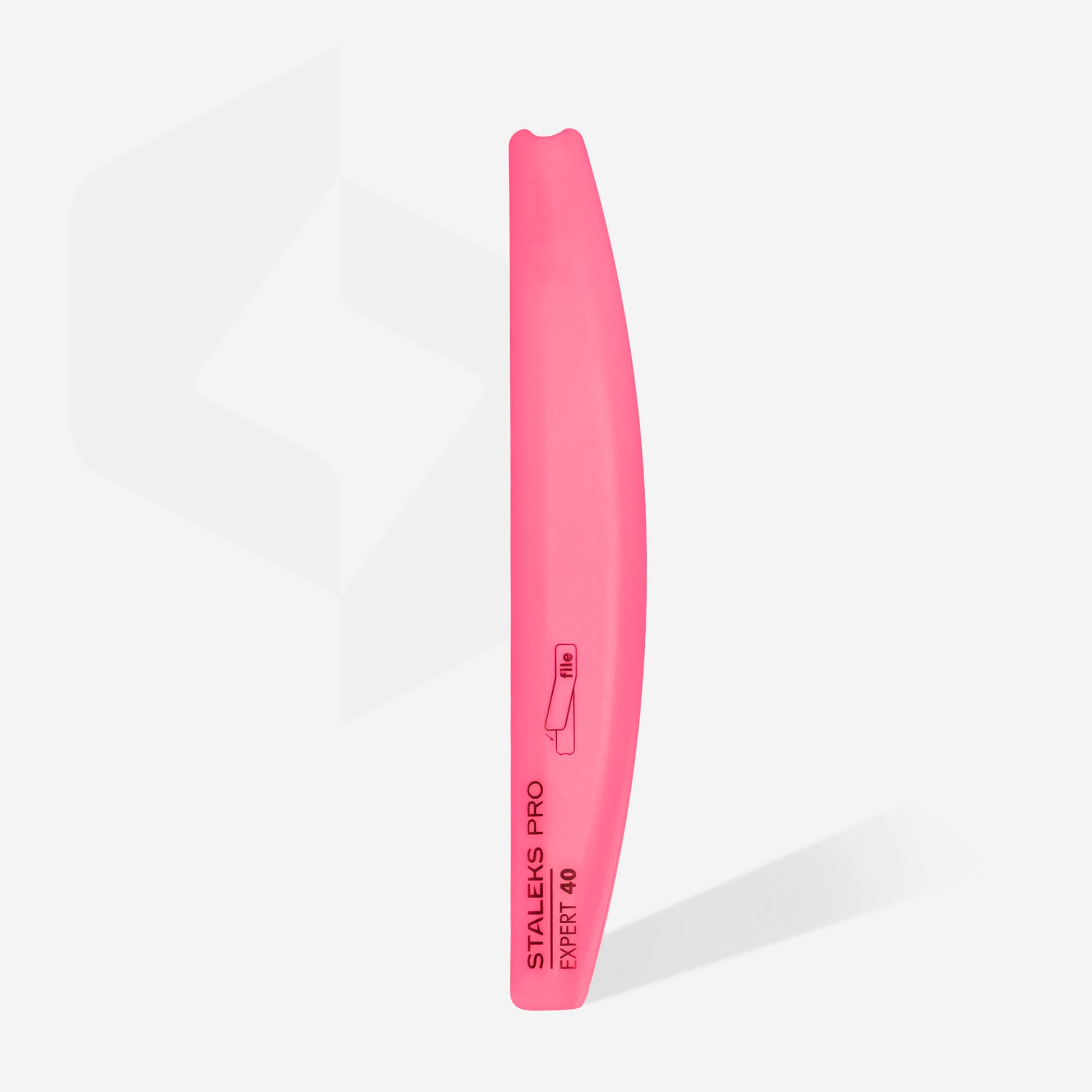 Crescent beveled plastic base for nail file EXPERT 40 image 1