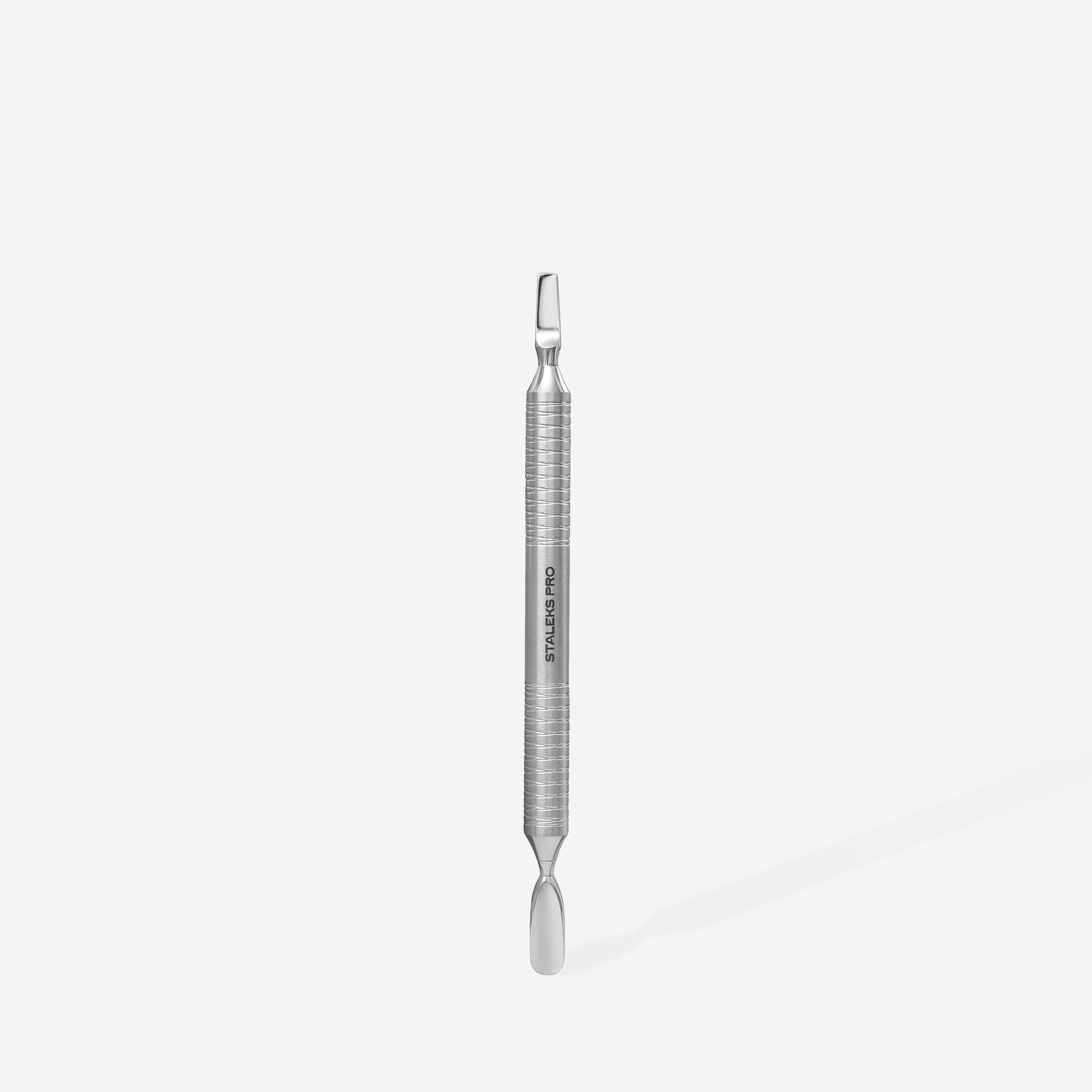 Hollow manicure pusher EXPERT 100 TYPE 5 (rounded pusher + straight blade) image 2