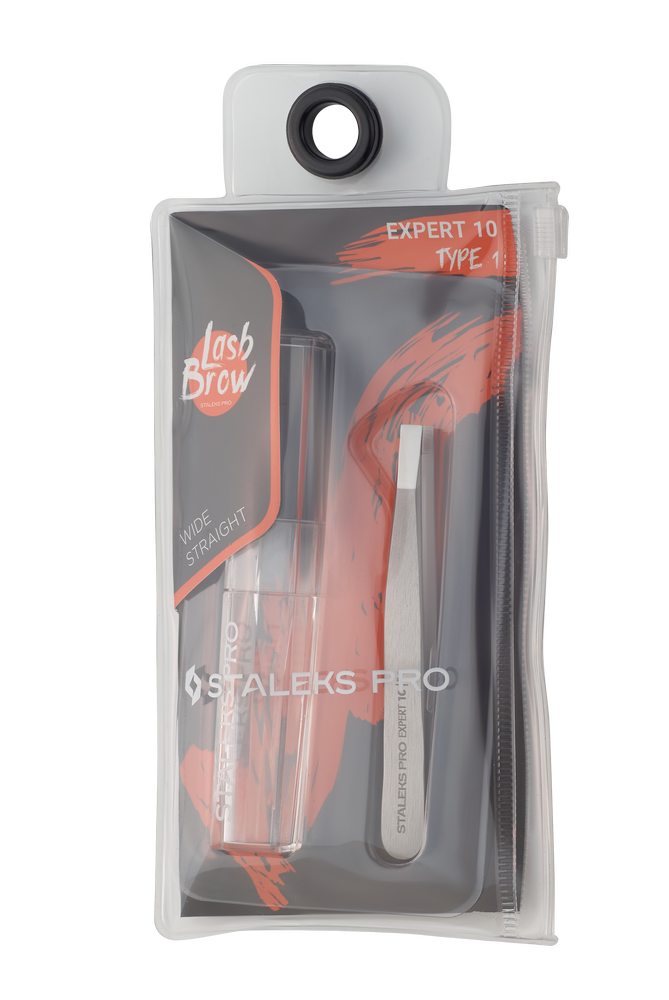 Eyebrow tweezers EXPERT 10 TYPE 1 (wide straight) image 4