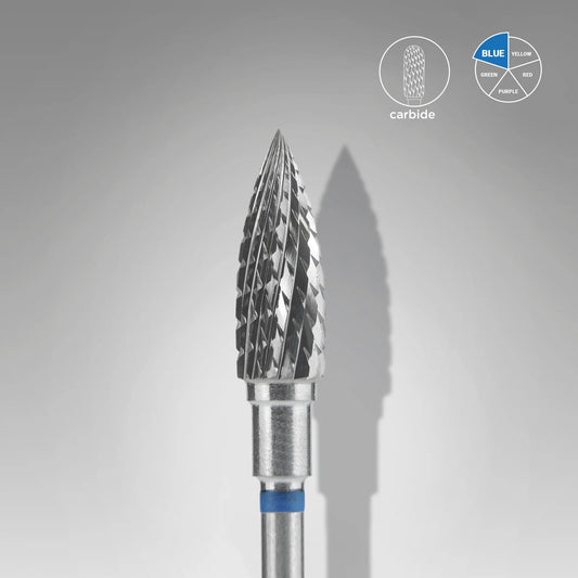 Carbide Nail Drill Bit Flame Blue EXPERT Head Diameter 5 Mm / Working Part 13,5 Mm image 0