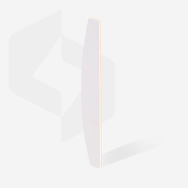 White disposable files for crescent nail file (soft base) Staleks Pro Expert 40, 240 grit (30 pcs) image 1
