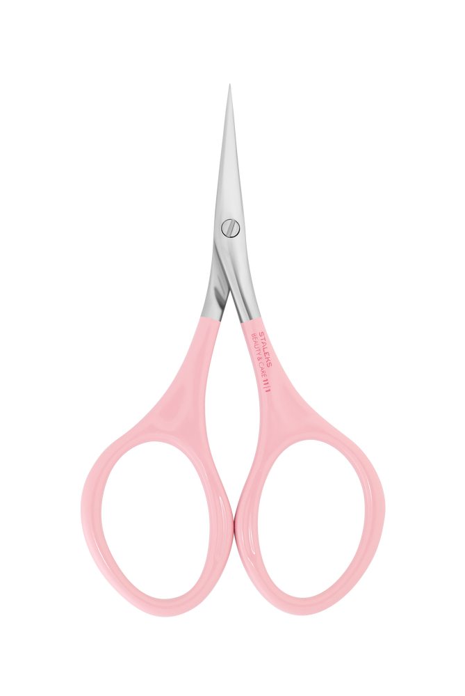 Pink cuticle scissors BEAUTY & CARE 11 TYPE 1 image 3