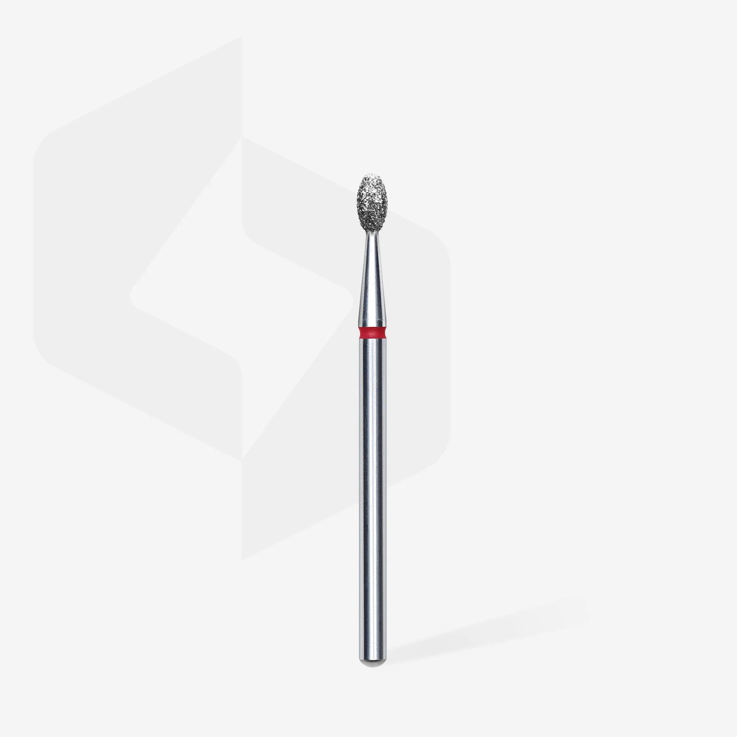 Diamond nail drill bit olive red EXPERT head diameter 2,5 mm / working part 5 mm image 1