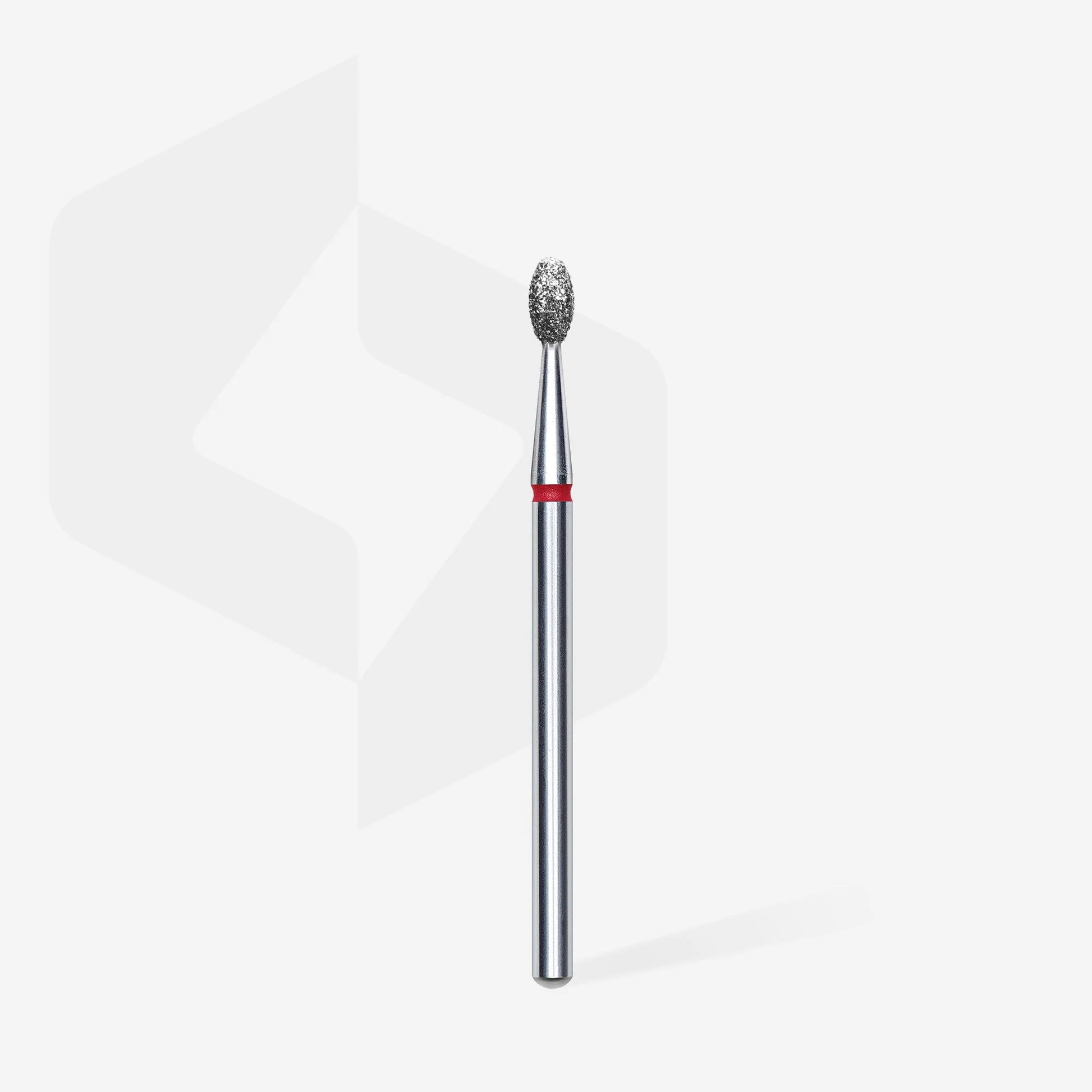 Diamond nail drill bit olive red EXPERT head diameter 2,5 mm / working part 5 mm image 1
