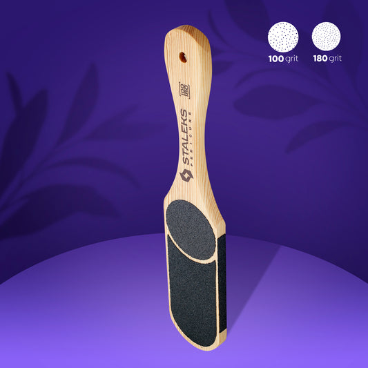 Wooden pedicure foot file BEAUTY & CARE 10 TYPE 3 (60/80/100/120) image 0
