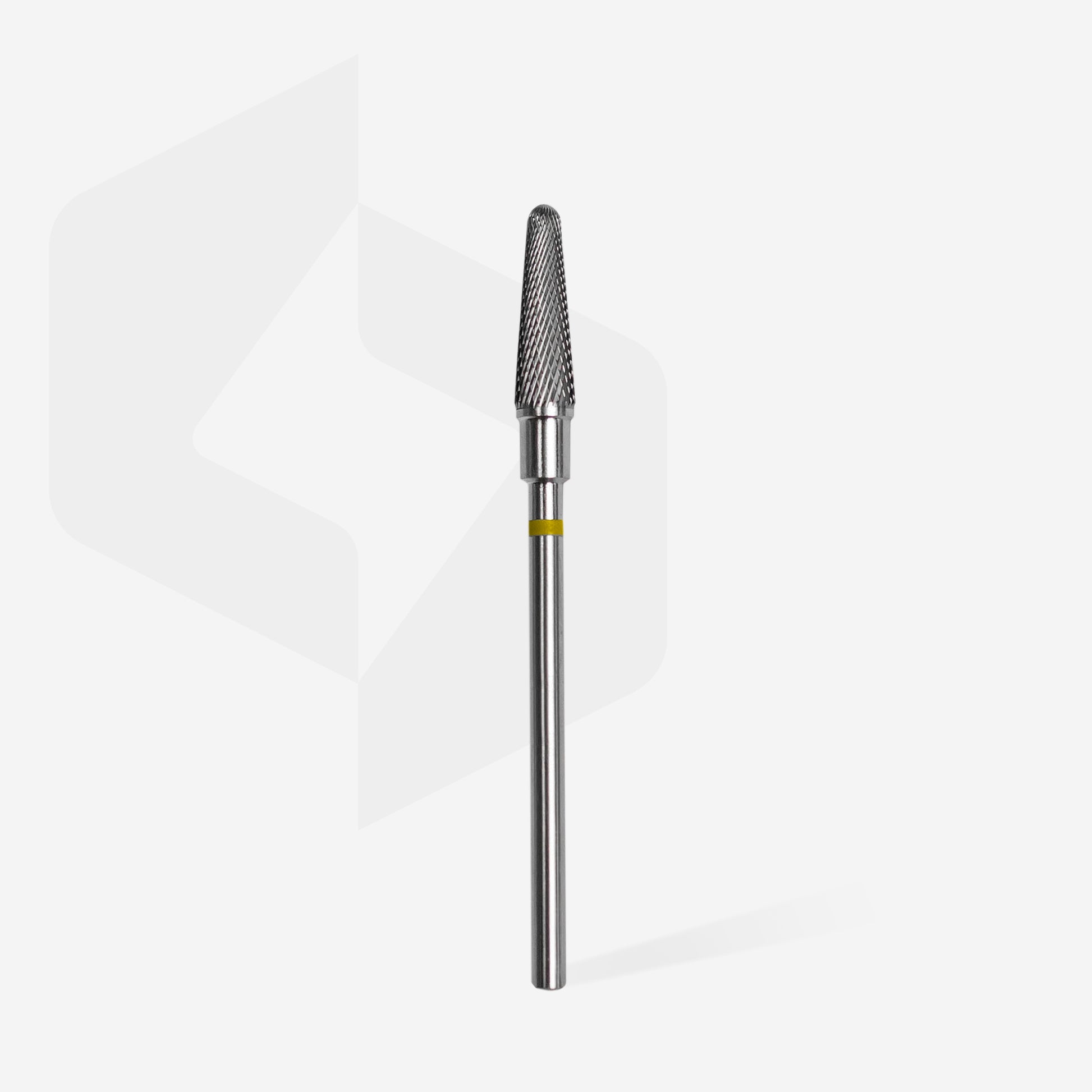 Carbide nail drill bit, “frustum” yellow, head diameter 4 mm / working part 13 mm image 1
