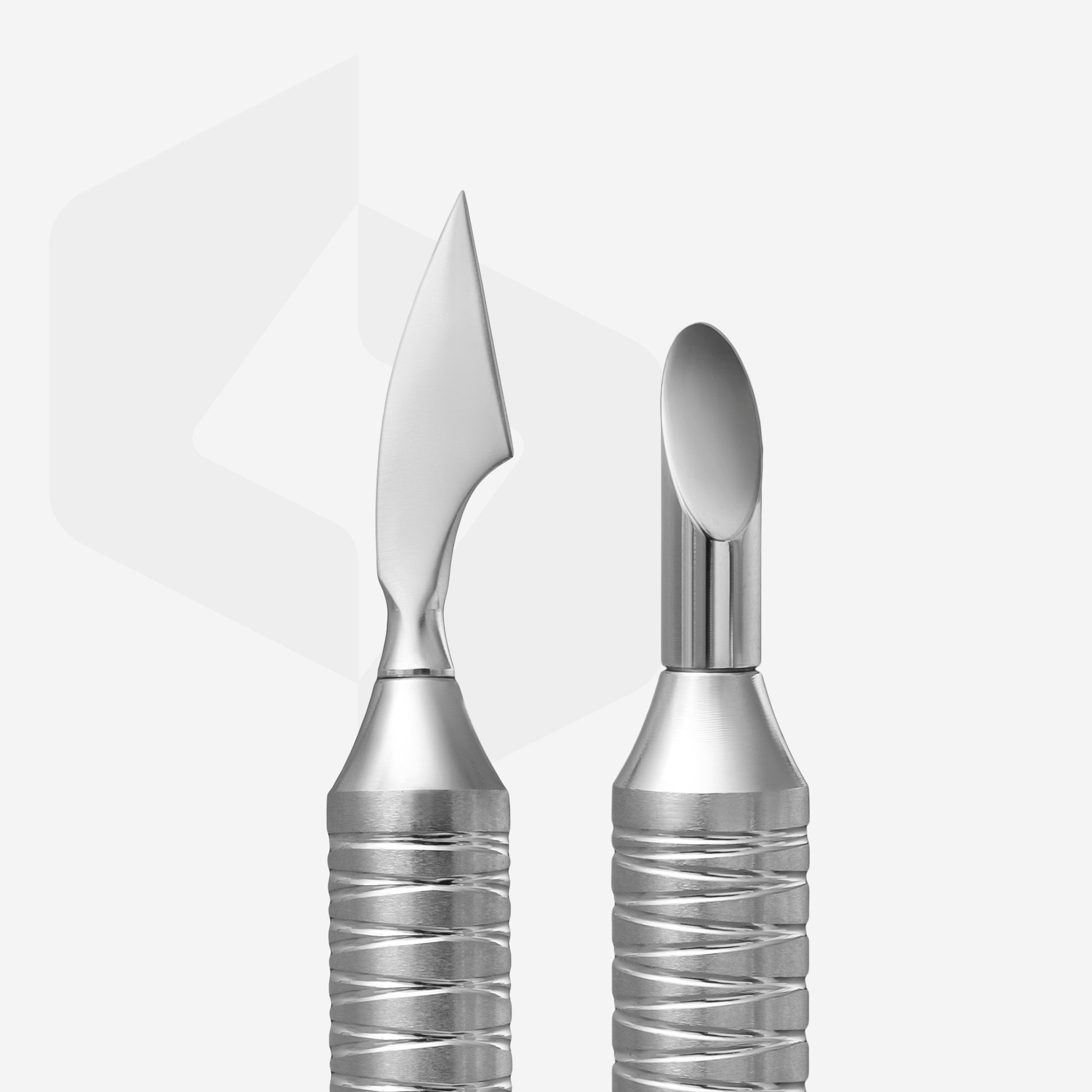 Hollow manicure pusher EXPERT 100 TYPE 1 (slant pusher + cleaner) image 2