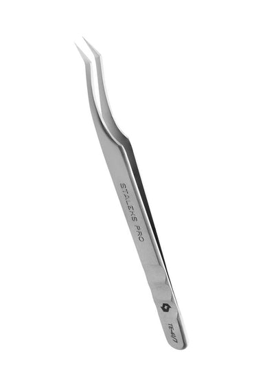 Professional eyelash tweezers EXPERT 41 TYPE 7 (L-shaped,30') image 1