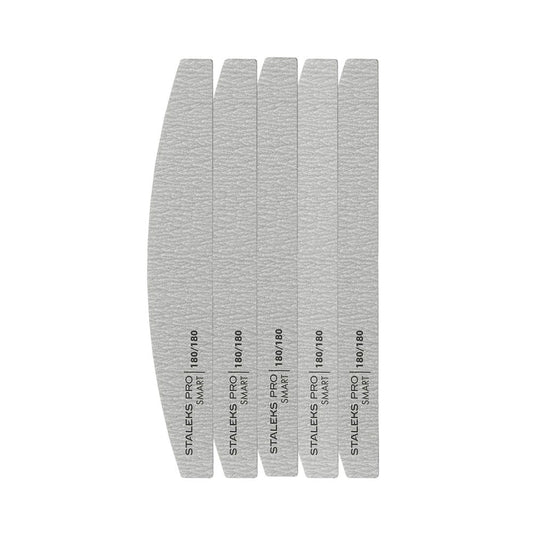 Set mineral crescent nail file SMART 180/180 grit,(5 pc.) image 0