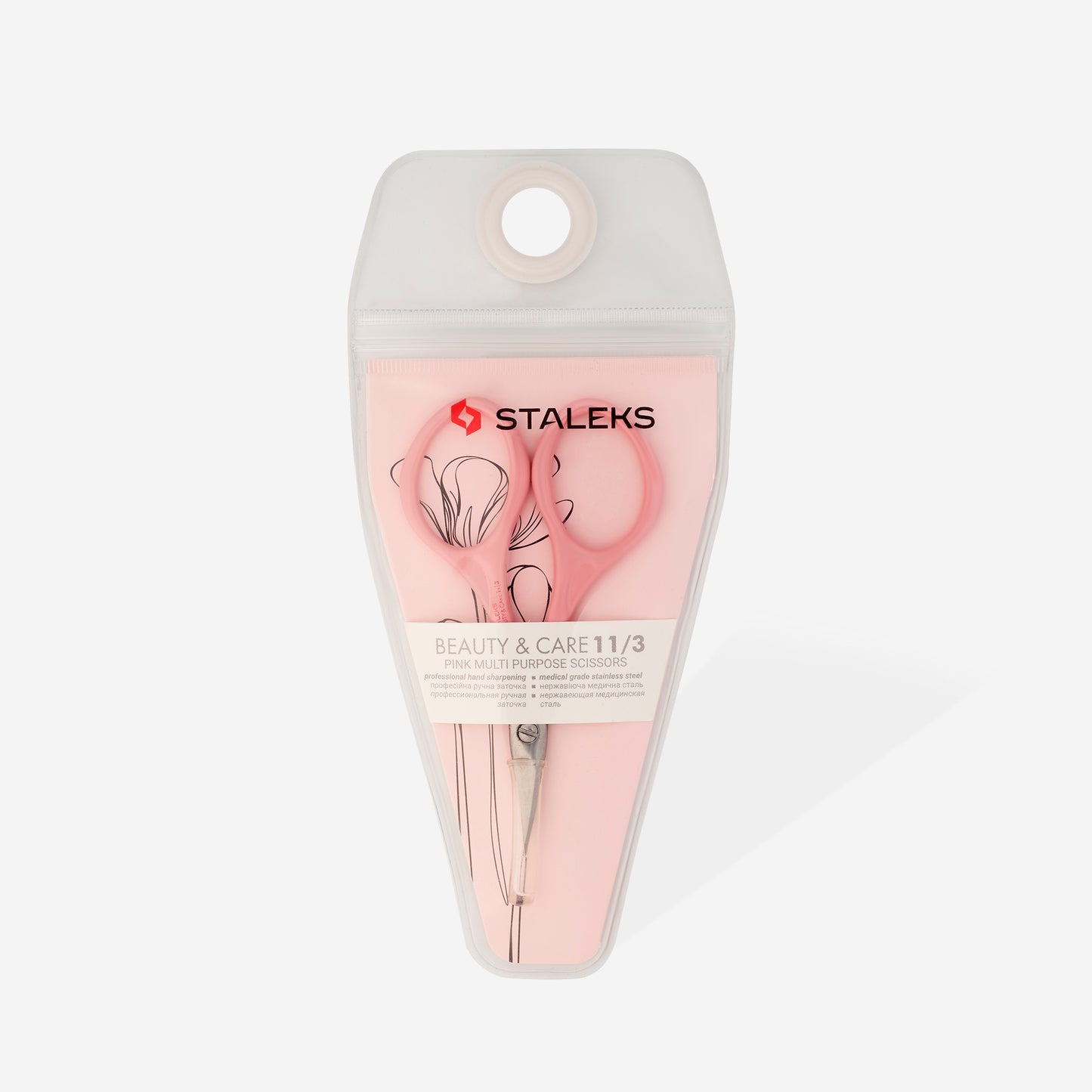 Pink multi purpose scissors BEAUTY & CARE 11 TYPE 3 image 5