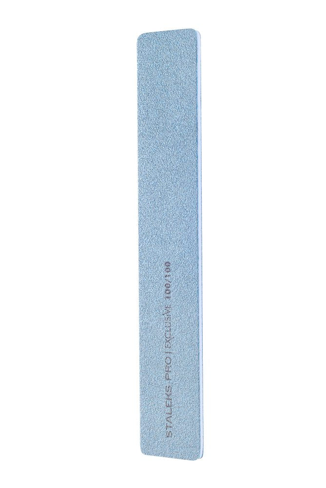 Mineral broad straight nail file EXCLUSIVE 100/100 grit image 1