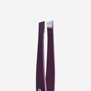 Eyebrow tweezers violet EXPERT 11 TYPE 3v (wide beveled)