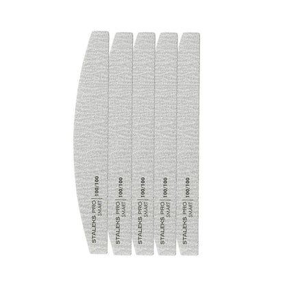 Set mineral crescent nail file SMART 100/100 grit, (5 pc.) image 0