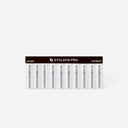 Diamond nail drill bit ball blue EXPERT head diameter 2,5 mm