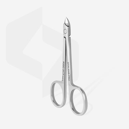 Podology scissors style nippers for cuticle and callus PODO 21 7 mm