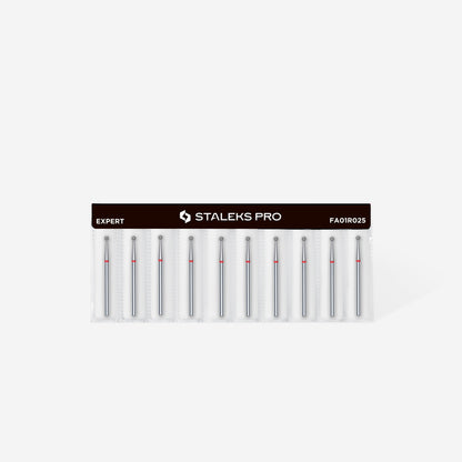 Diamond nail drill bit, "drop" , blue, head diameter 1.6 mm/ working part 4 mm