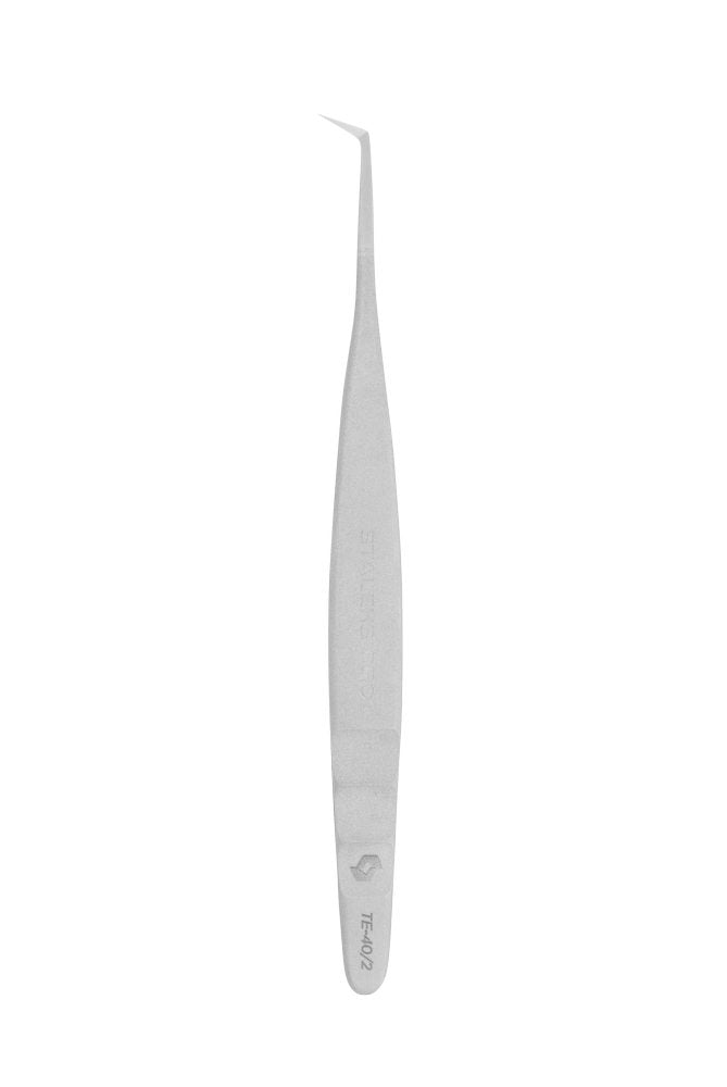 Professional eyelash tweezers EXPERT 40 TYPE 2 (L-shaped,70') image 3
