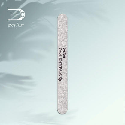 Set mineral straight nail file SMART 180/240 grit (5pc.)