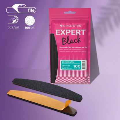 Replaceable abrasive kit (polishing file) for crescent file EXPERT 41 100 grit (10 pcs)