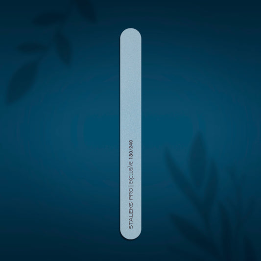 Mineral straight nail file EXCLUSIVE 180/240 grit