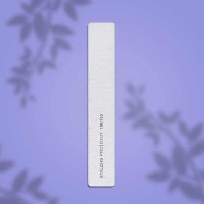 Mineral broad straight nail file EXPERT 100/180 grit