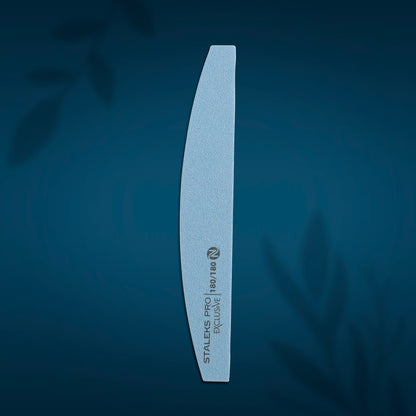Mineral crescent nail file EXCLUSIVE without foam 180/180 grit